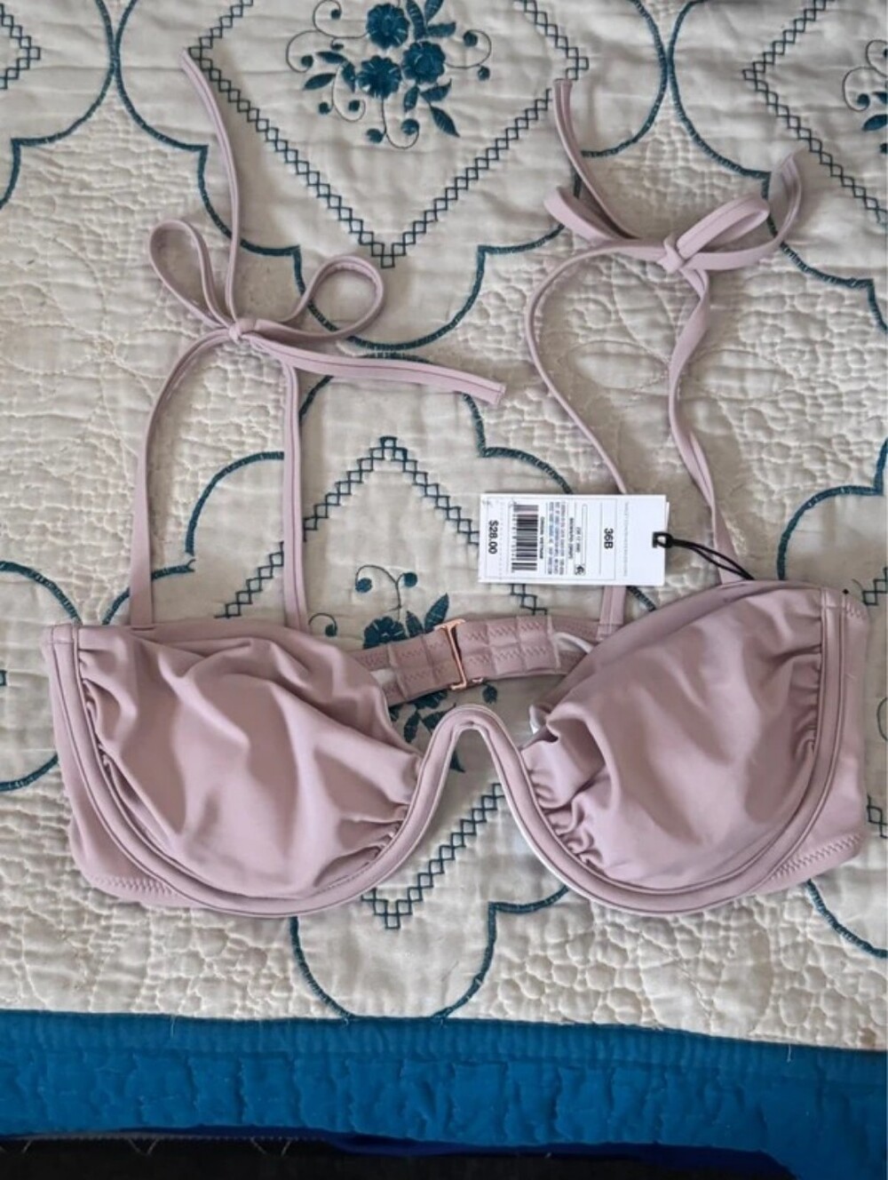 Shade & Shore Chocolate Brown Halter Bikini Set